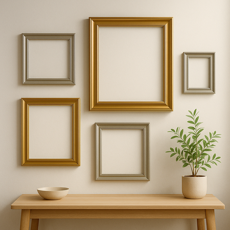 Descubre marcos de plata y oro que resaltan tus fotos. Elegancia y durabilidad en cada detalle.